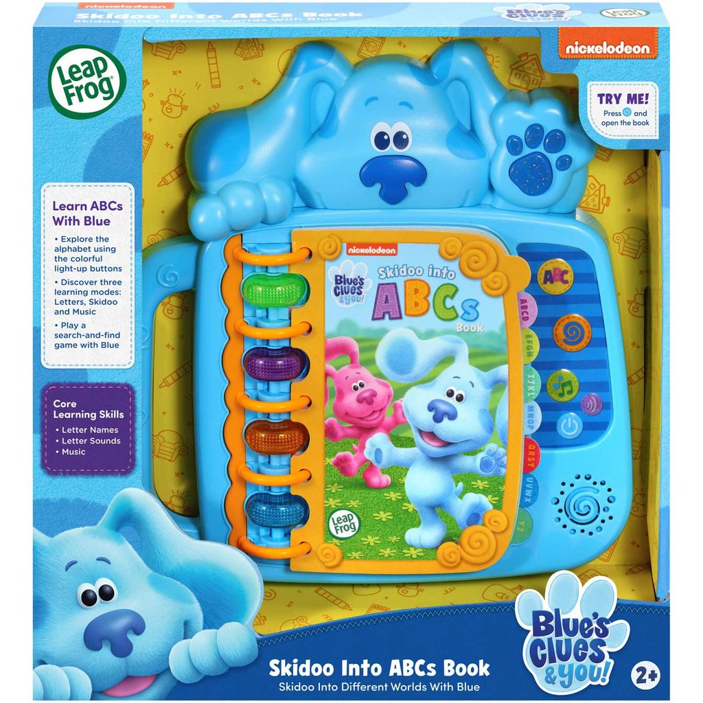 Ready Stock Leapfrog Blue S Clues And You Skidoo Into Abcs Book Shopee Singapore