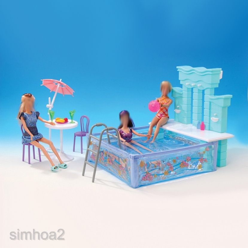 miniature swimming pool for dollhouse