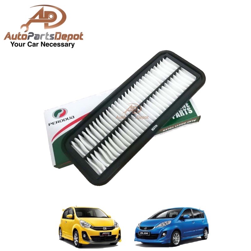 Original Perodua Engine Air Filter 17801 Bz030 For Perodua Myvi 1 3 Myvi Lagi Best 1 3 1 5 Alza 1 5 Shopee Singapore
