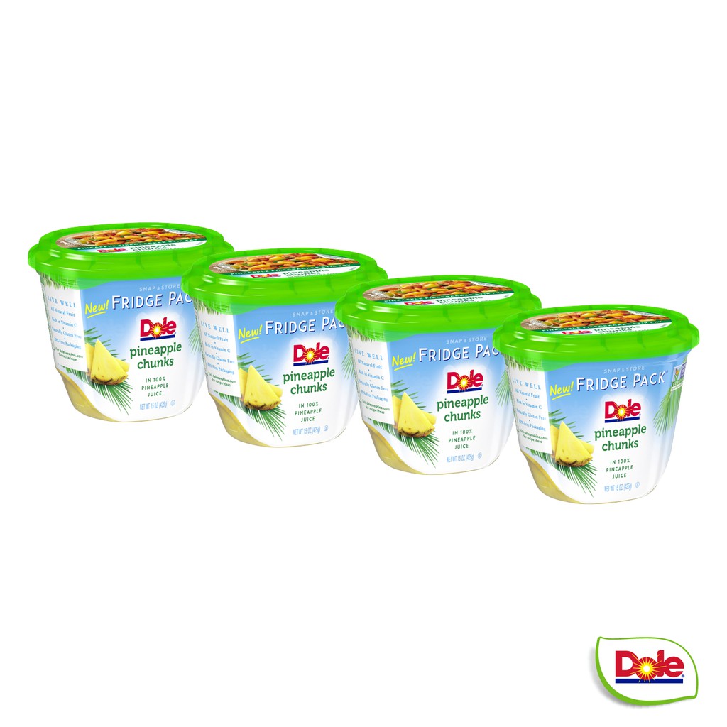Dole Fridge Pack Mandarin Oranges in Fruit Juice 4 pack Shopee