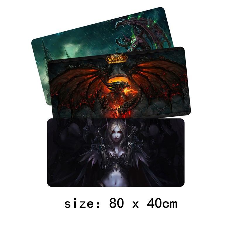 80x40cm Xl World Of Warcraft Gaming Mouse Pad Large Fashion Wow