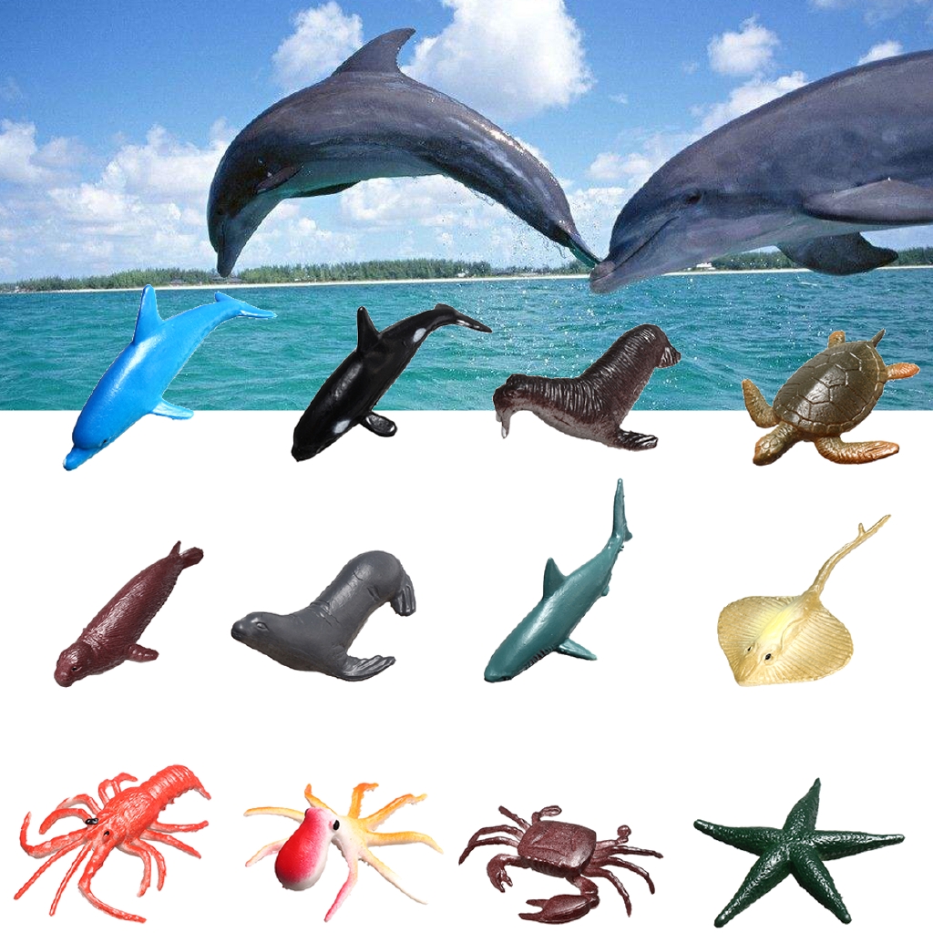 plastic sea animals toys