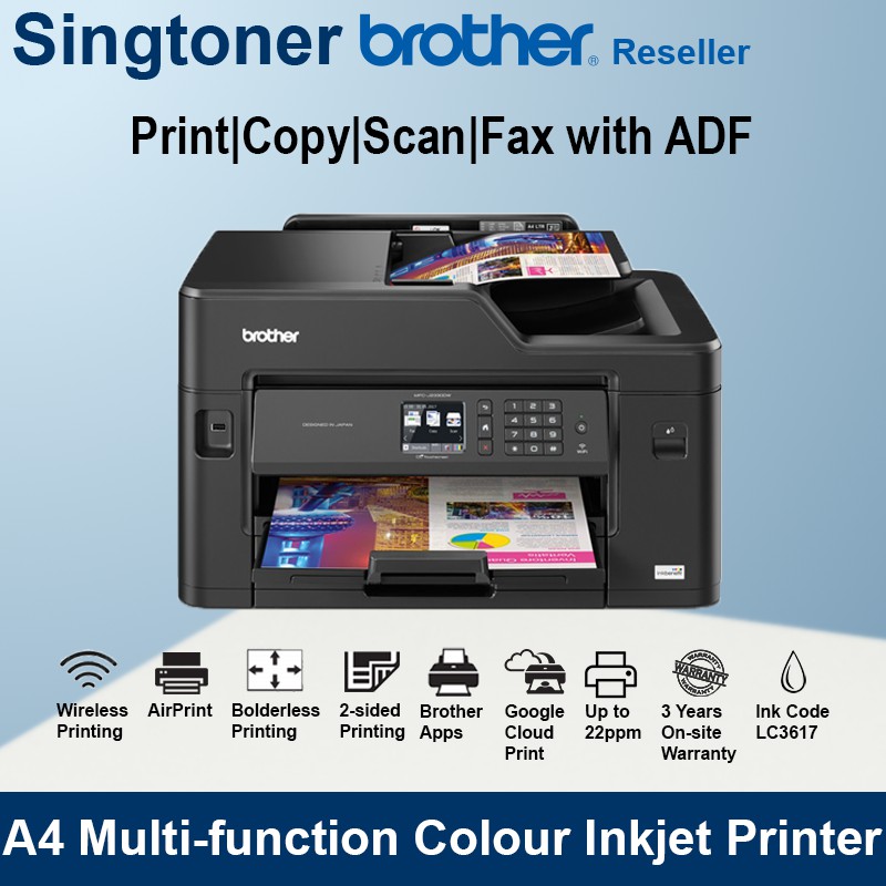 [Local Warranty] Brother MFC-J2330DW A3 InkBenefit Multi-function ...