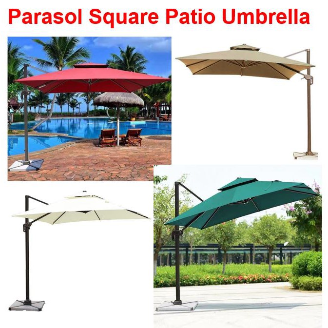 Parasol Outdoor Umbrella Umbrella Cantilever Umbrella Outdoor Market Umbrella Shopee Singapore