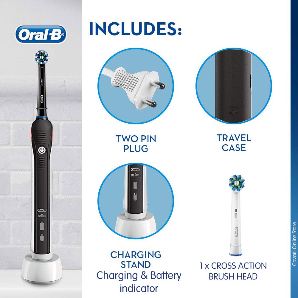 oral b pro 2 crossaction electric toothbrush
