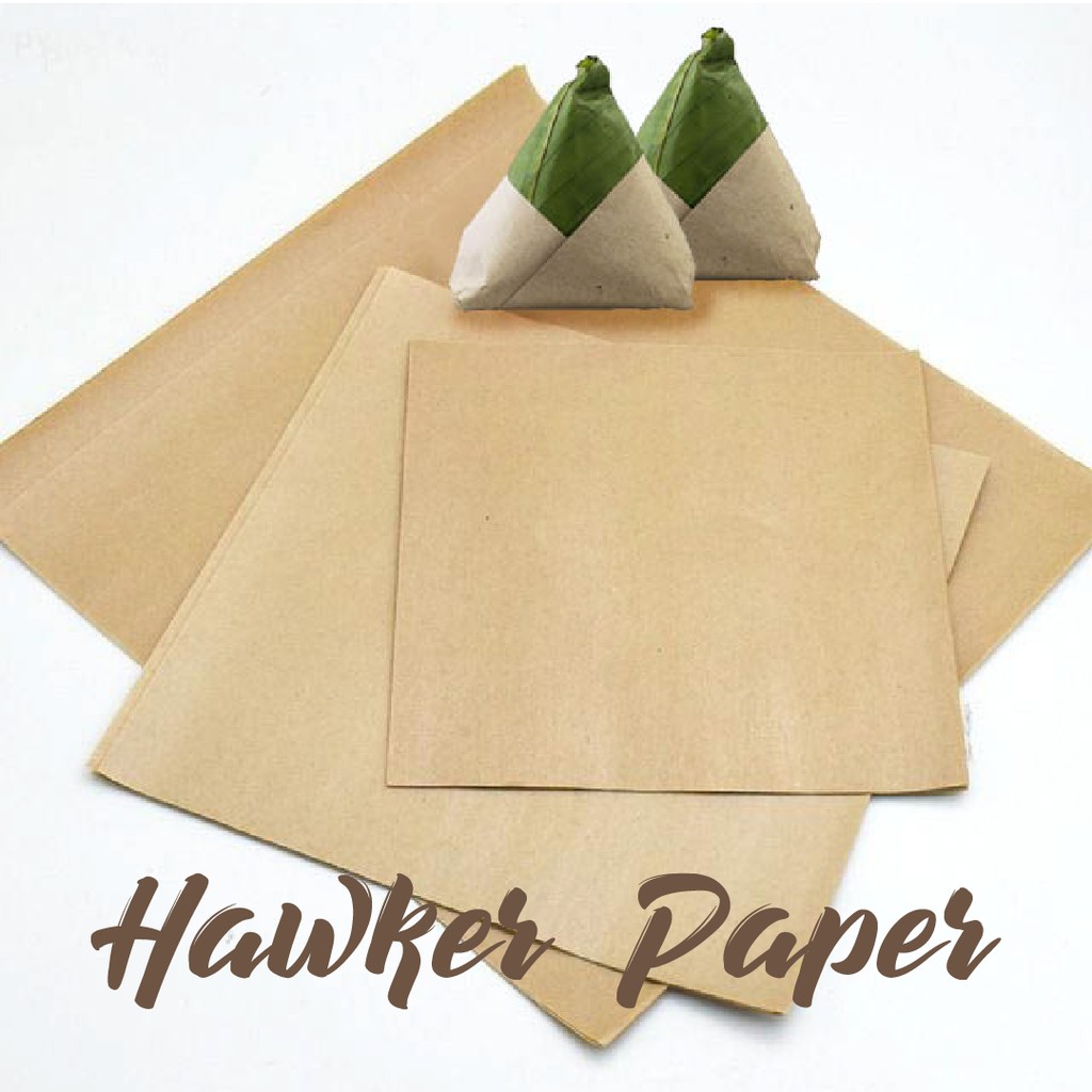 Brown Hawker Paper A Paper B Paper C Paper D 100 Liters / Mee / Bee Hoon, Canai Rice Paper