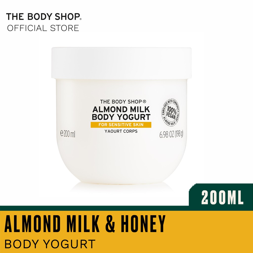 The Body Shop Almond Milk Body Yogurt 200ml Shopee Singapore