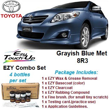 Toyota Altis Original Touch Up Paint Ezy Touch Up Combo Set Touch Up Paint Scratch Removal Calar Kereta Shopee Singapore