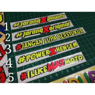 [Shop Malaysia] Sticker Cutting # Fluorescent Pantul Reflect