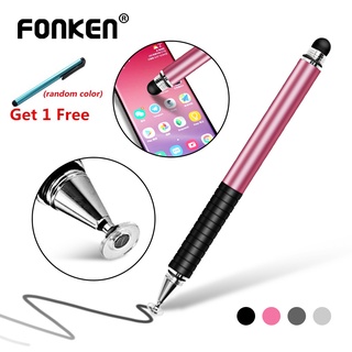 [Buy 1 Get Free 1]Fonken 2 In 1 Universal Capacitive Pen Touch Screen Drawing Stylus Pen for Phone Tablet