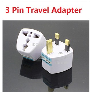 UK Plug Travel adaptors Universal Convertor Multi 3 Pin AC Converter
