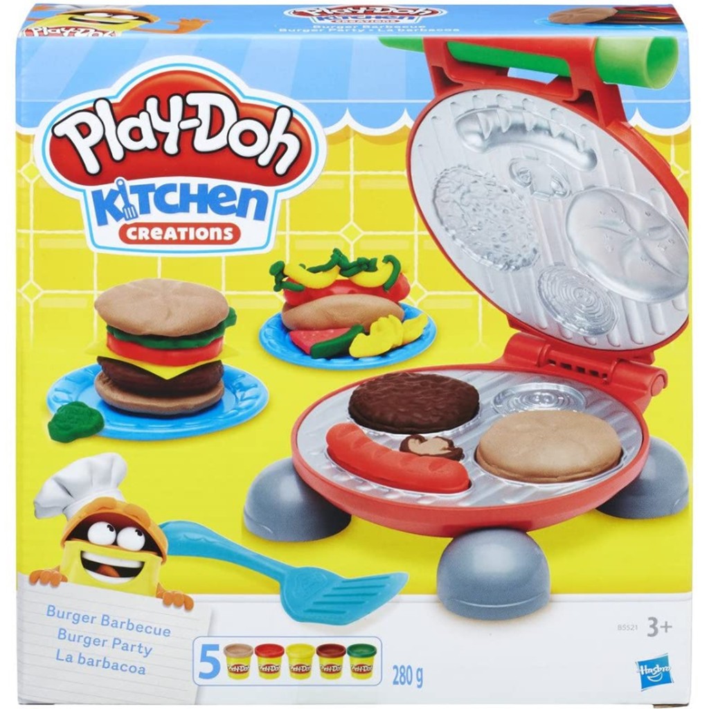 PLAY-DOH Burger Barbecue Hamburger Set 