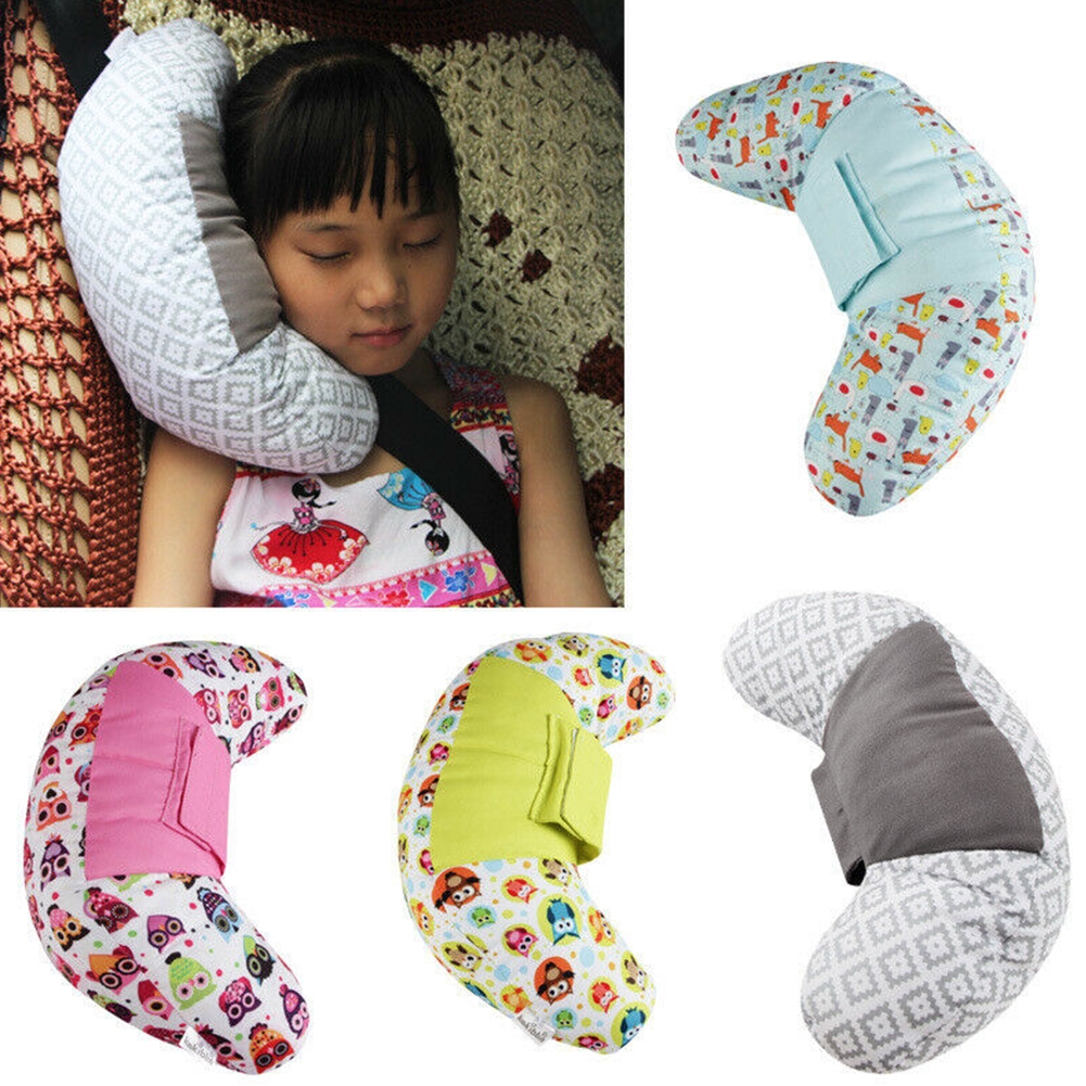 Shoulder Shrink Proof Neck Soft Car Headrest Sleep Support Kids