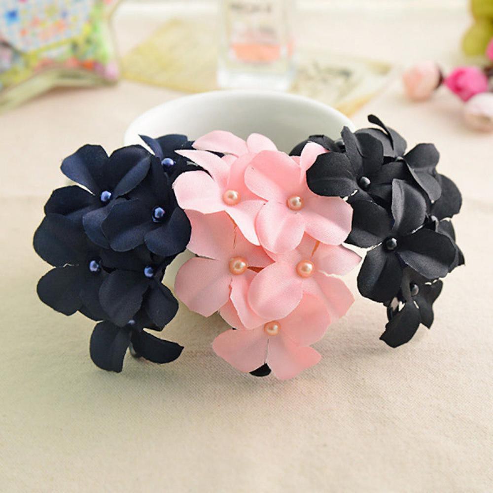 flower claw hair clips