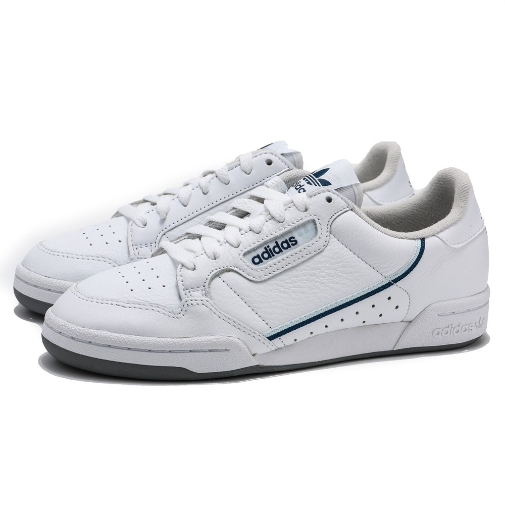 adidas continental white blue