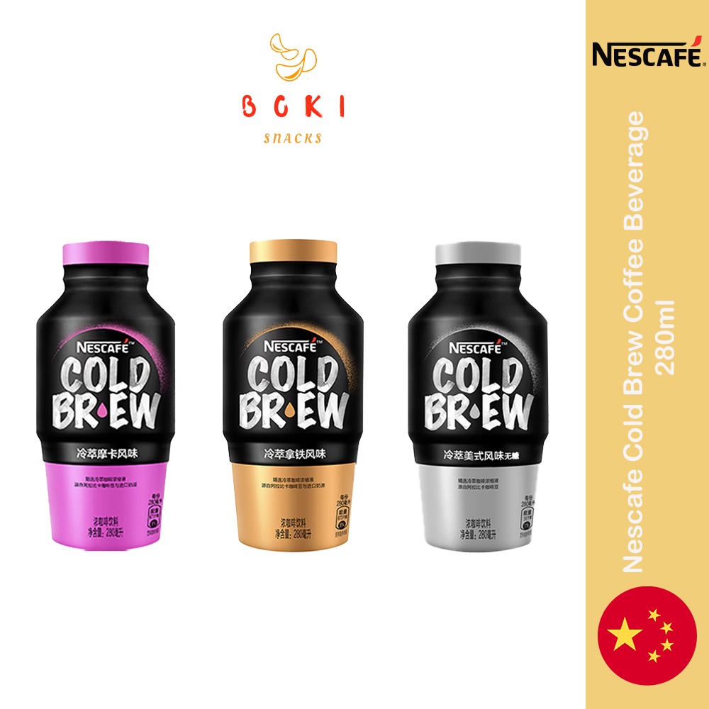 Nescafe Cold Brew Mocha Latte Americano Coffee Beverage 280ml Nestle