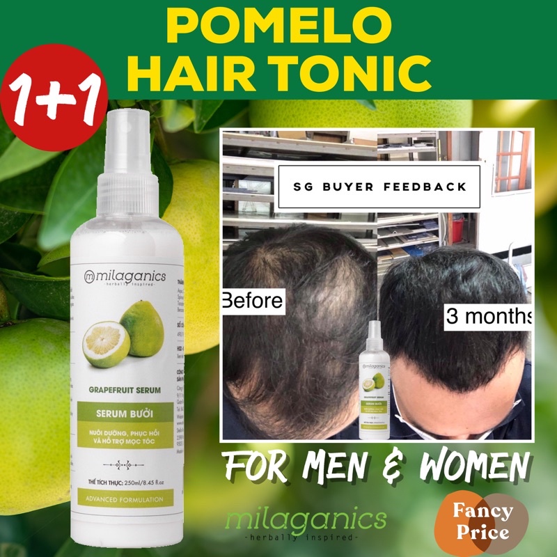 [1+1]Hair Growth Pomelo Serum Tonic 100ml Natural DHT blocker