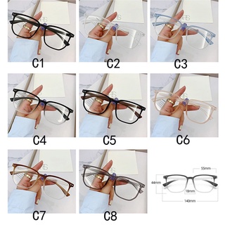 Image of thu nhỏ Imitation Wood Grain Square Eyeglasses Women Anti radiation Ultra-light Glasses Frame Women indoor Anti-blue Light transparent Eyeglass Fashion Eye Protection Goggles For Men Women #8