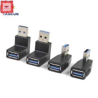 High Quality USB Connector Angle Extension Extender Computer L Shape Adapter