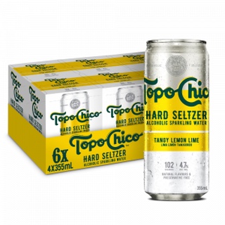 Topo Chico Hard Seltzer Tangy Lemon Lime (24cans x 355ml) | Shopee