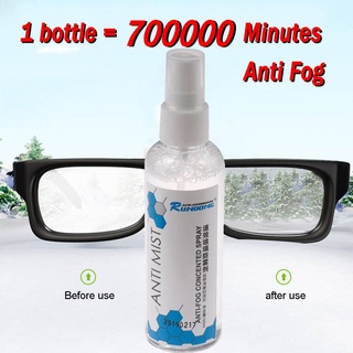 Anti fog spray for glasses ,Car Glass Eye Glasses Clean Non-toxic Defogger spray Prevent Fogging for Glasses/mirror/ Goggles Windscreens