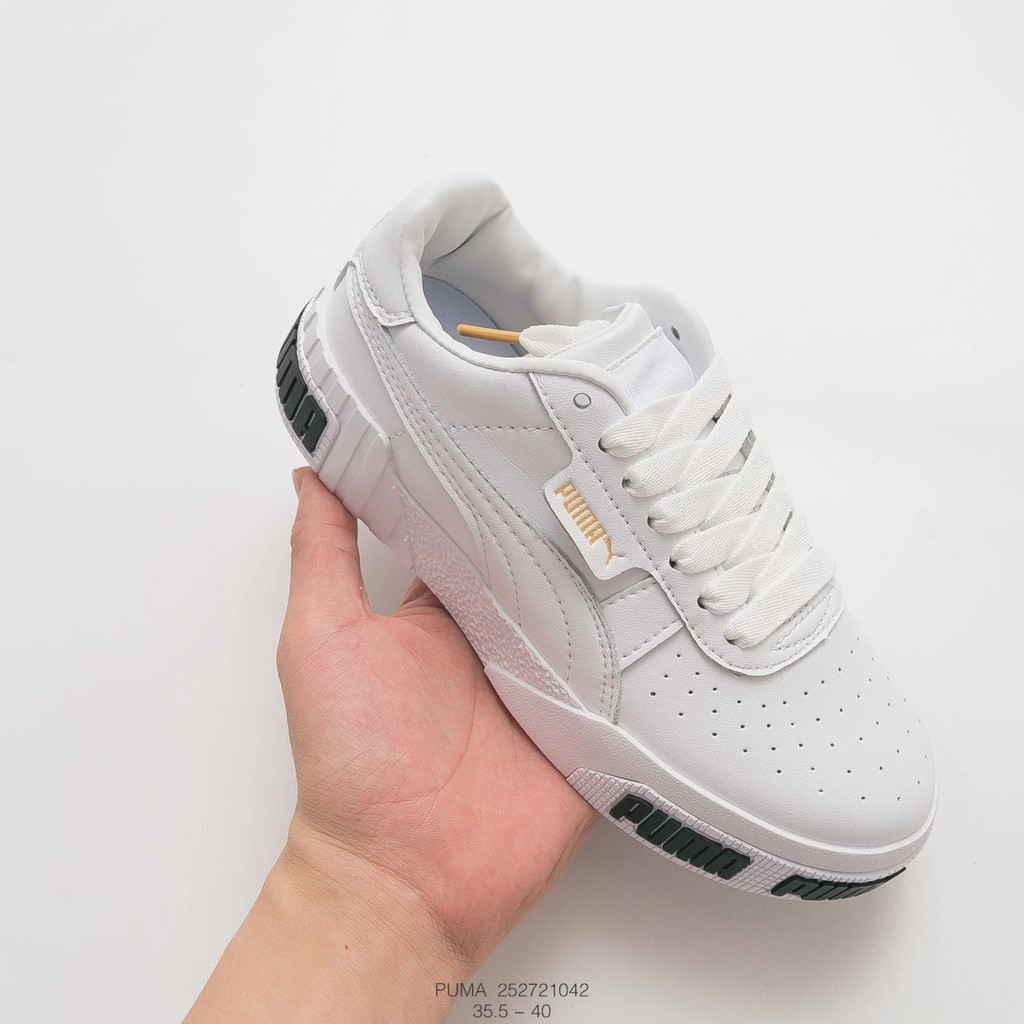 puma white metallic gold