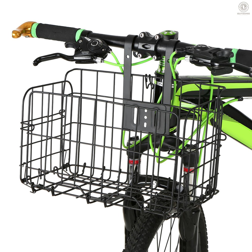 front vs rear bike basket