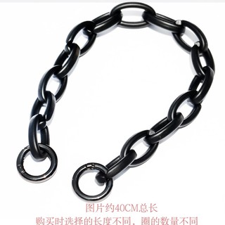 Image of thu nhỏ Bag Strap O-Shaped Chain Accessories Resin Female Portable Shoulder Oval Thick #2