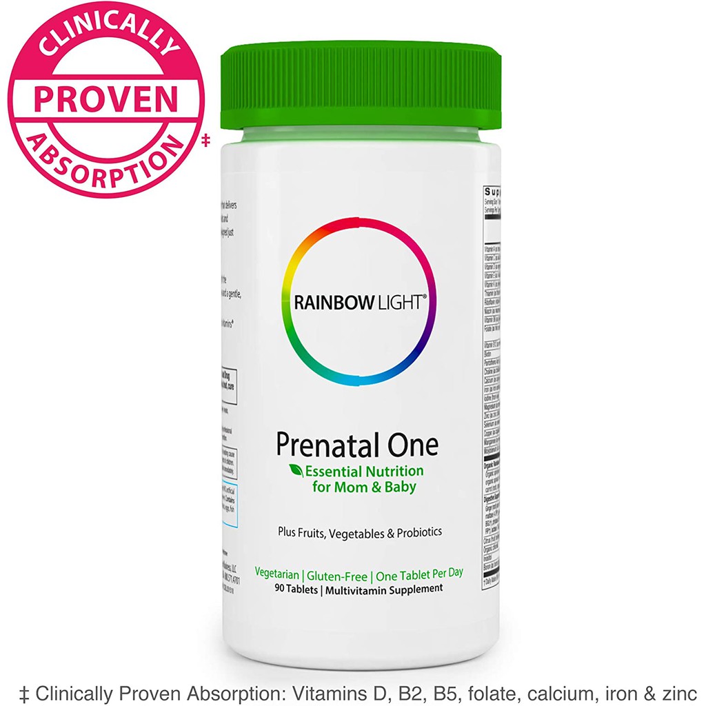 Rainbow Light Prenatal One Prenatal Vitamins + Superfoods, Probiotics