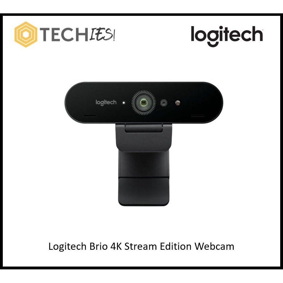 Logitech Brio 4k Stream Edition Webcam With Hdr And Noise Canceling Mics Shopee Singapore 