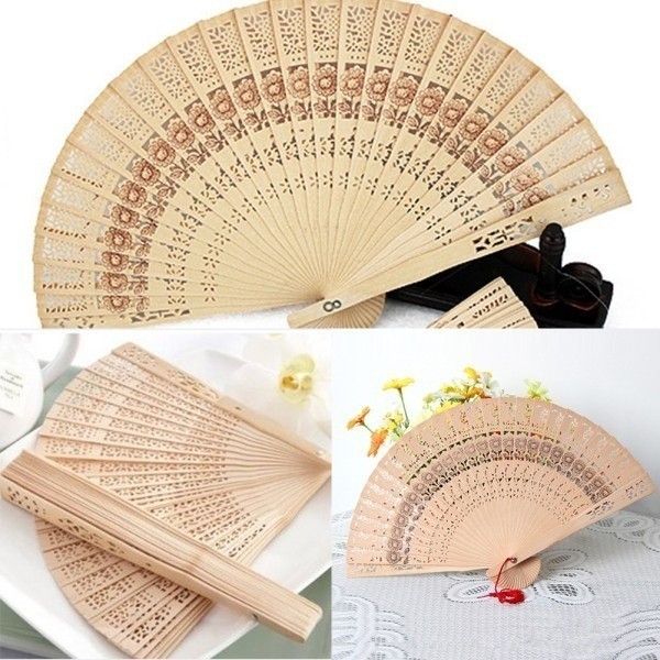 wicker hand held fans