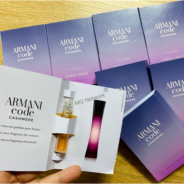 armani code cashmere sample