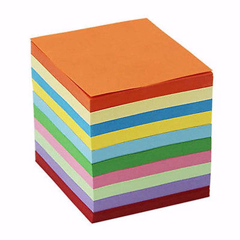 Bulk Handwork Colored Paper Assorted Origami 7/10/13cm Square 100 PCS 