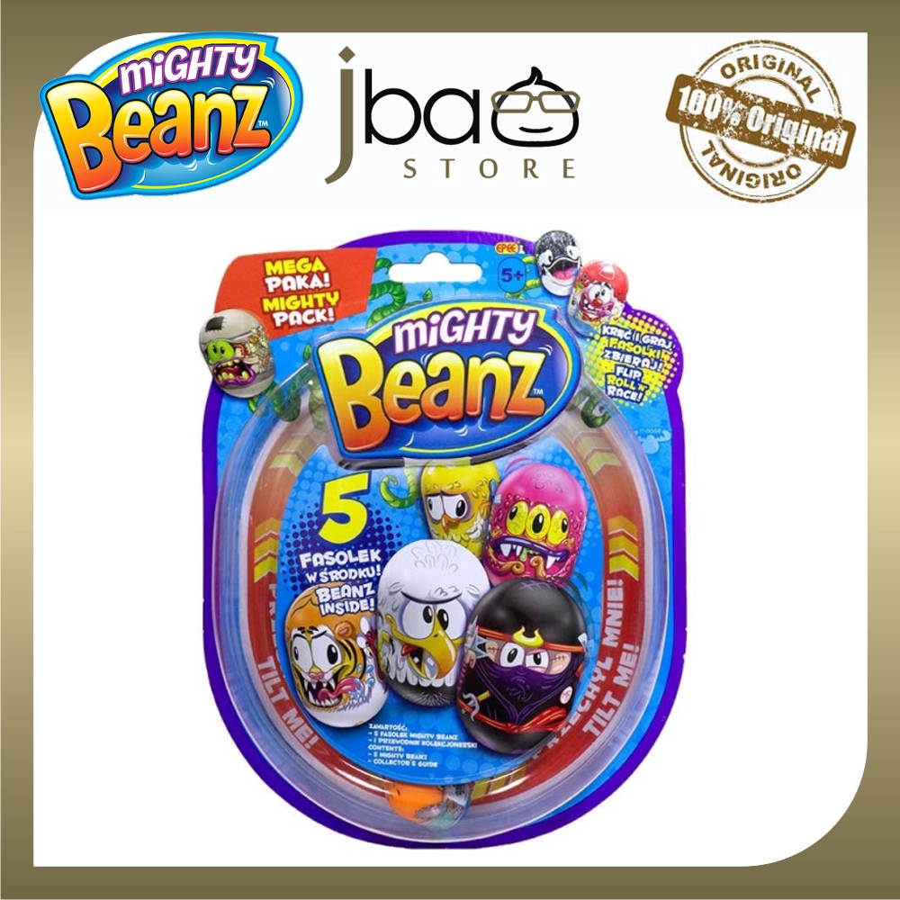 Moose Figurines Mighty Beanz 5 Pack 5 Pack Blister Flip Roll Race Original Shopee Singapore