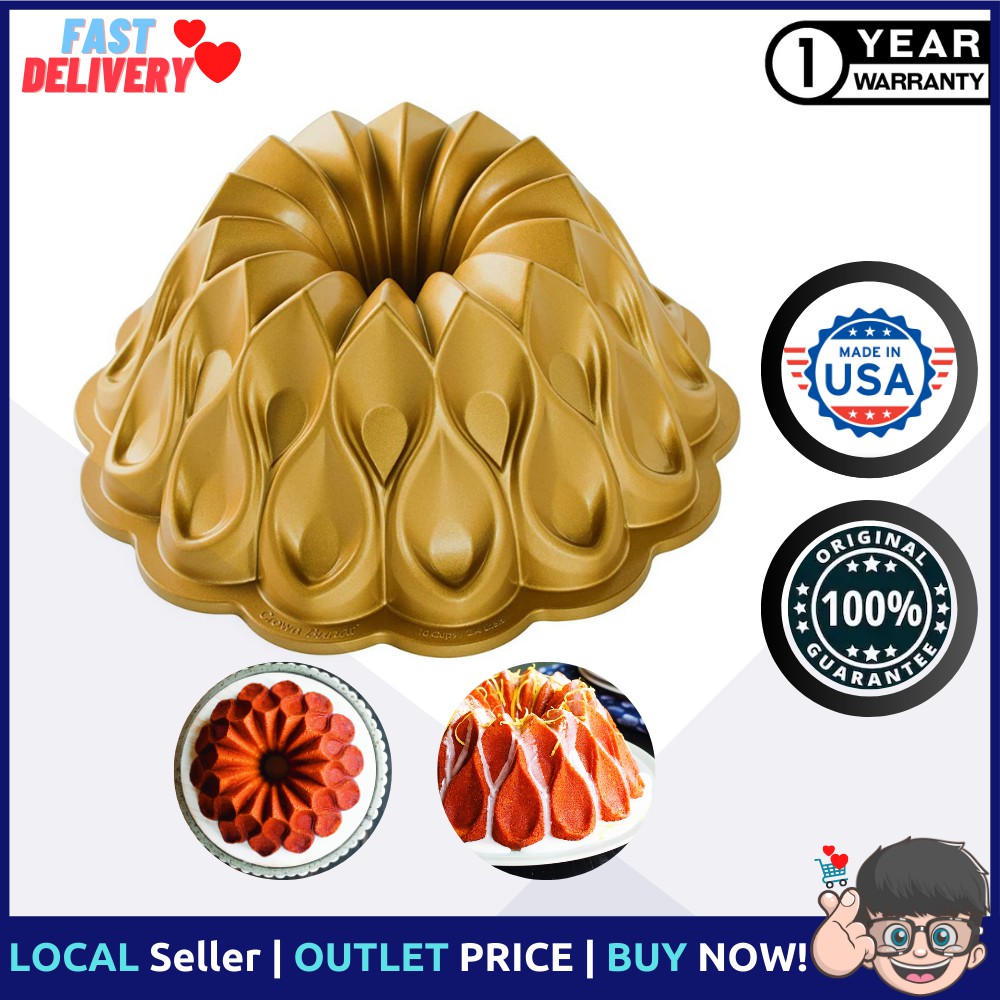 Nordic Ware Gold Crown Bundt Pan, Baking Pan Shopee Singapore