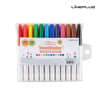 Kids Fine Whiteboard marker – 12 colors Non-Toxic / Learning Aids/ Kids Markers/ Made in Korea/ toppingskids