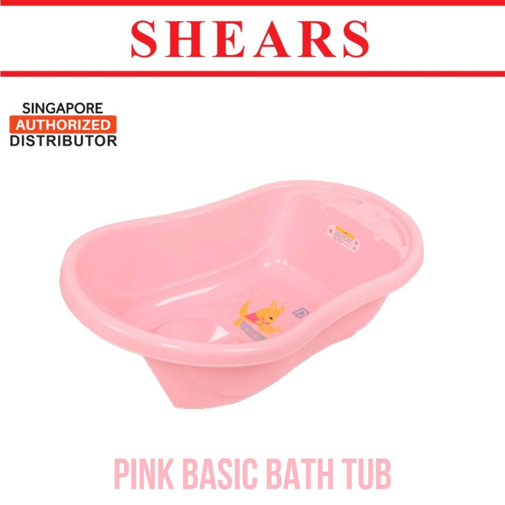 Shears Baby Bath Tub Basic Pp, Pink Infant Bathtub
