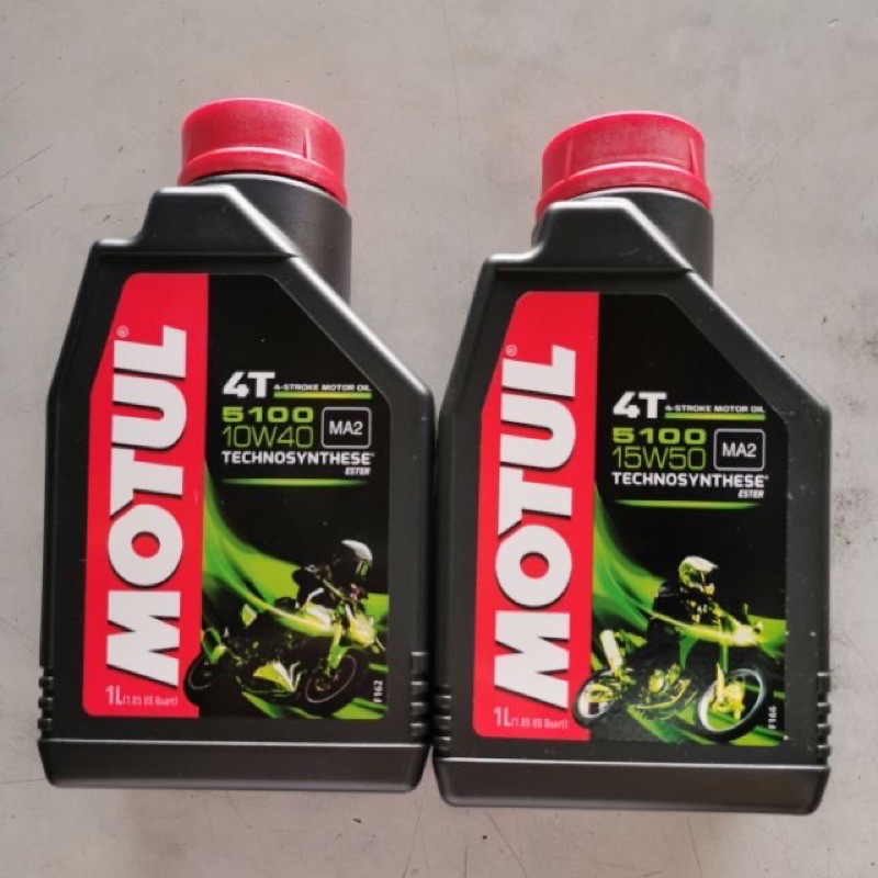 Motul 5100 10w40 15w50 4t Black Oil 100 Original Shopee Singapore