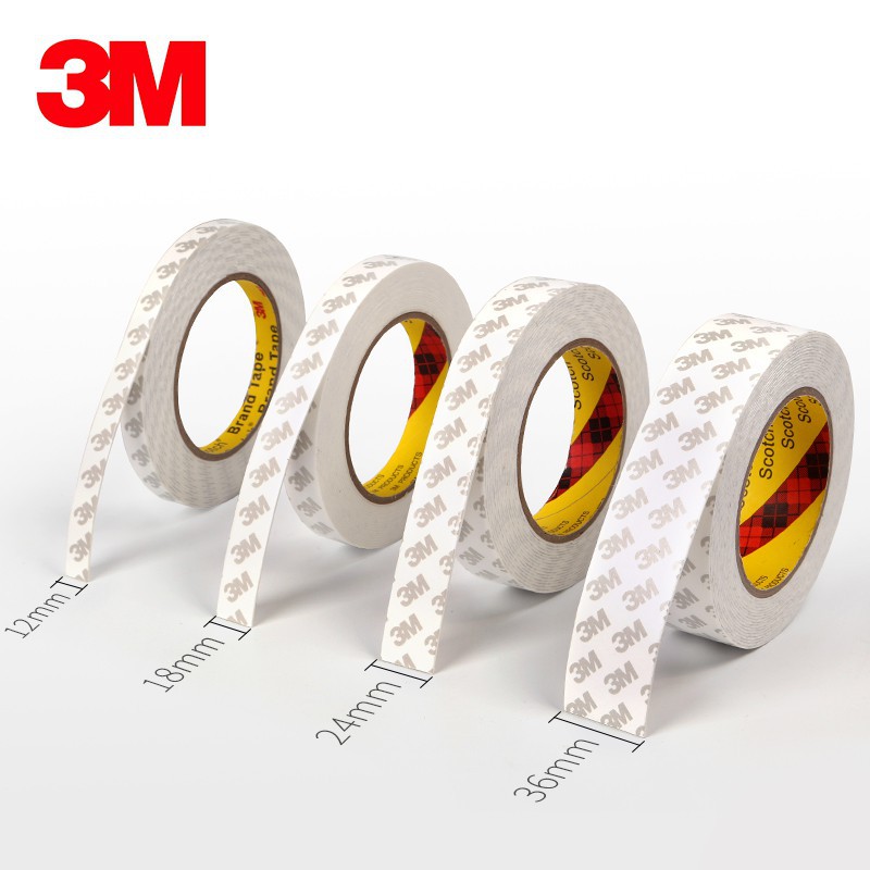 3m Scotch Strong Adhesive Powerful Double Sided Foam Tape White High Efficiency Tape Shopee Singapore