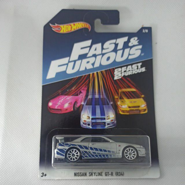 hot wheels fast and furious skyline
