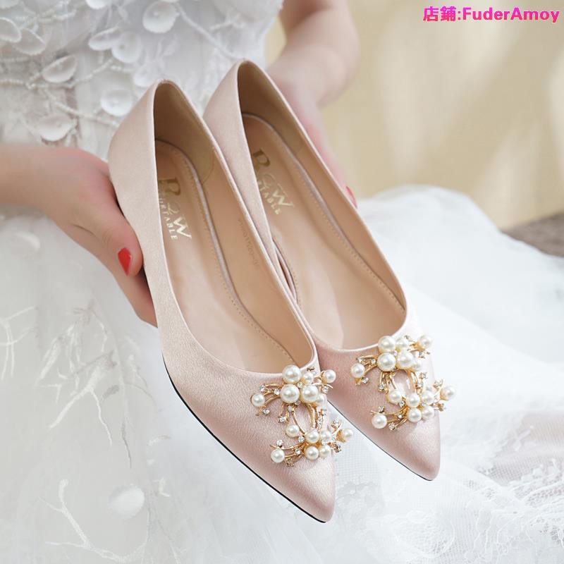 champagne wedding shoes