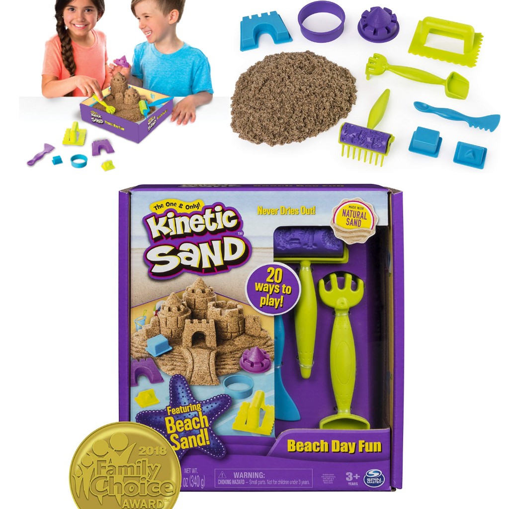 kinetic sand beach day fun set