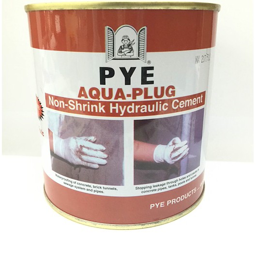 PYE AquaPlug NonShrink Hydraulic Cement 1kg (nontoxic) Shopee