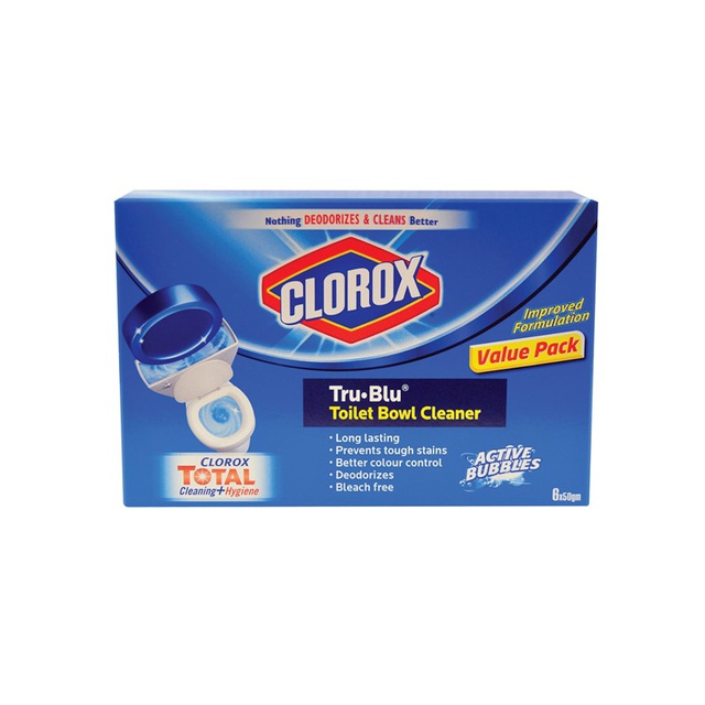 Clorox Tru Blu Automatic Toilet Bowl Cleaner Tablets 6s Shopee Singapore