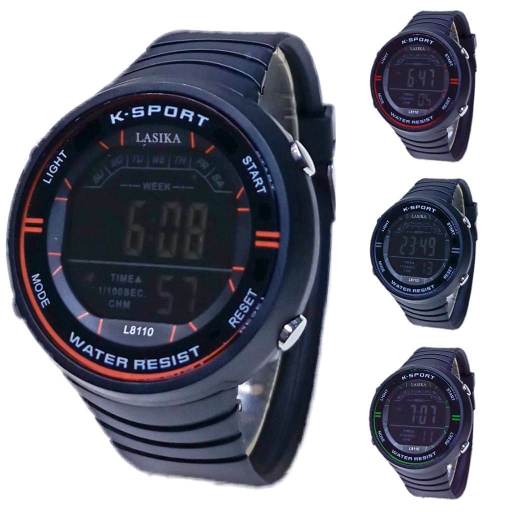 Lasika Original L8110 Digital Water Resissis Men S Casual Watches Shopee Singapore