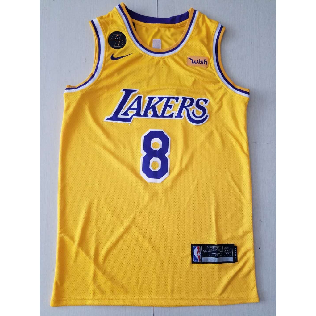 kobe bryant yellow lakers jersey