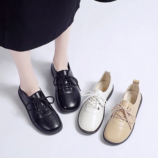 Brogue Stylish Womens Round Toe Lace Up Vintage Preppy Style Oxfords Leisure New 