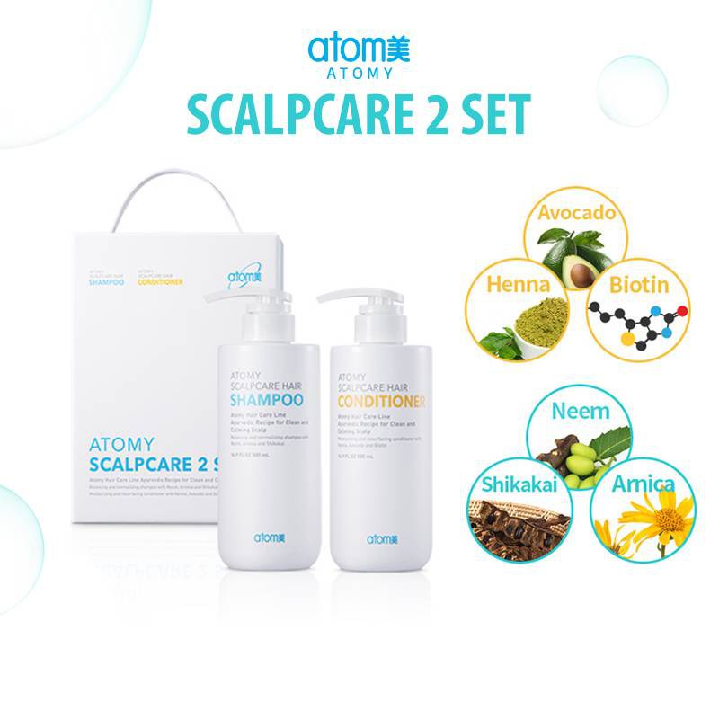 [Atomy] Scalp Care Set/ Scalp Care Shampoo+ Scalp Care Conditioner