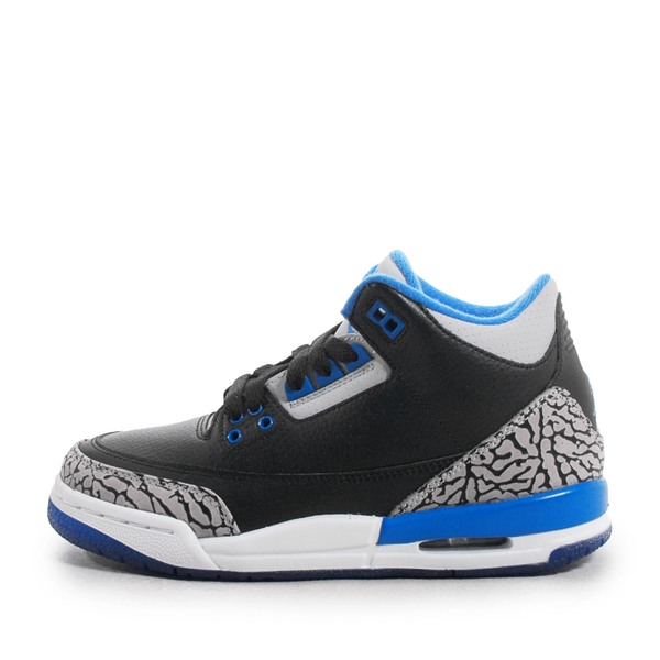 jordan 3s black and blue