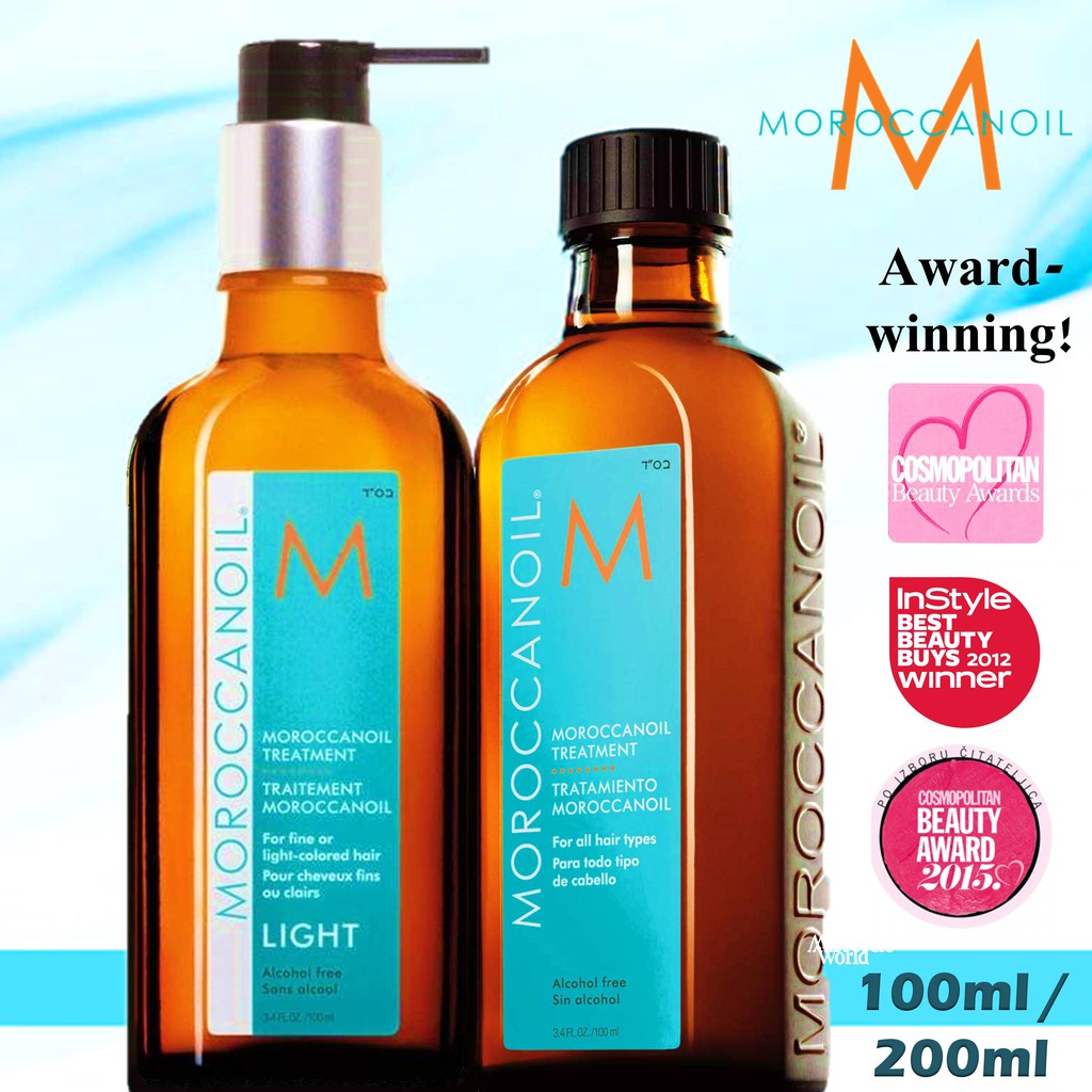 Moroccanoil Hair Treatment Oil Original Light Various Sizes